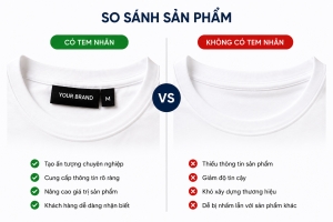 Tem nhãn quần áo là gì? Vai trò quan trọng đối với thương hiệu thời trang.